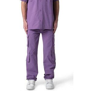 NWT mnml Men's Cotton Cargo Pants Purple Size 38
